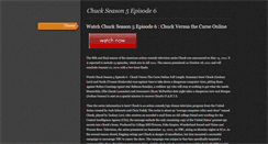Desktop Screenshot of chuckseason5episode6.weebly.com