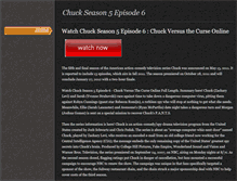 Tablet Screenshot of chuckseason5episode6.weebly.com