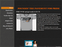 Tablet Screenshot of poundinthepavementforpride.weebly.com