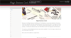 Desktop Screenshot of magicbusinesscards.weebly.com