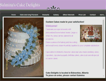 Tablet Screenshot of cake-delights.weebly.com