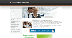 Desktop Screenshot of findjobstoday.weebly.com