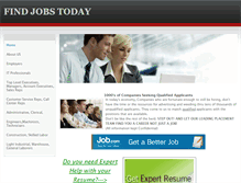 Tablet Screenshot of findjobstoday.weebly.com