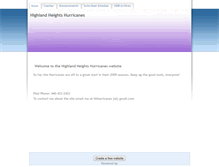 Tablet Screenshot of hhhurricanes.weebly.com