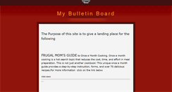 Desktop Screenshot of mbulletinboard.weebly.com