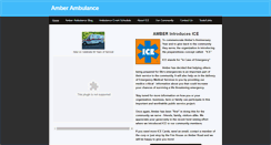 Desktop Screenshot of amberambulance.weebly.com