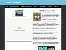 Tablet Screenshot of amberambulance.weebly.com