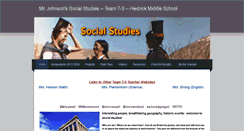 Desktop Screenshot of johnsonsocialstudies.weebly.com