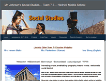 Tablet Screenshot of johnsonsocialstudies.weebly.com