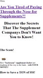 Mobile Screenshot of makeyourownsupplements.weebly.com