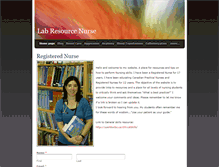 Tablet Screenshot of labresourcenurse.weebly.com