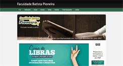 Desktop Screenshot of faculdadepioneira.weebly.com