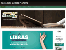 Tablet Screenshot of faculdadepioneira.weebly.com