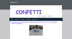 Desktop Screenshot of confettidesigns.weebly.com