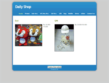 Tablet Screenshot of dailyshop.weebly.com