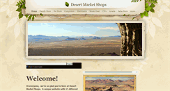 Desktop Screenshot of desertmarketshops.weebly.com