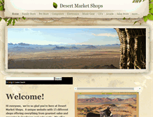 Tablet Screenshot of desertmarketshops.weebly.com