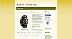 Desktop Screenshot of fastrackwatchesprice.weebly.com