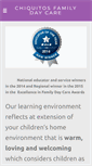 Mobile Screenshot of chiquitosfamilydaycare.weebly.com