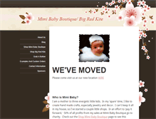 Tablet Screenshot of mimibabyboutique.weebly.com