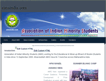 Tablet Screenshot of aimsindia.weebly.com