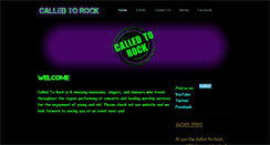 Desktop Screenshot of calledtorock.weebly.com