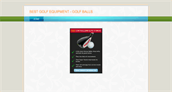Desktop Screenshot of golfballsreview.weebly.com