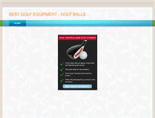 Tablet Screenshot of golfballsreview.weebly.com