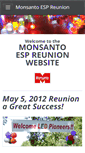 Mobile Screenshot of monsantoreunion.weebly.com