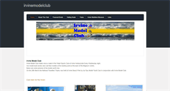Desktop Screenshot of irvinemodelclub.weebly.com