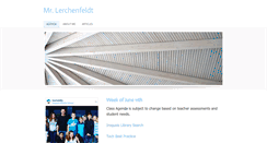 Desktop Screenshot of mrlerchenfeldt.weebly.com