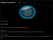 Tablet Screenshot of magataproductions.weebly.com