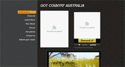 Desktop Screenshot of gotcountryaustralia.weebly.com