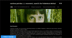 Desktop Screenshot of marilenapetridou.weebly.com