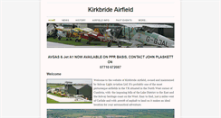 Desktop Screenshot of kirkbrideairfield.weebly.com