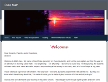 Tablet Screenshot of dukemath.weebly.com