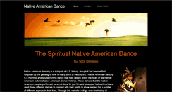 Desktop Screenshot of nativeamericandance.weebly.com