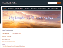 Tablet Screenshot of caroltuttlevideos.weebly.com