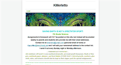 Desktop Screenshot of kmerletto.weebly.com