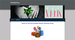 Desktop Screenshot of birthdaysong.weebly.com