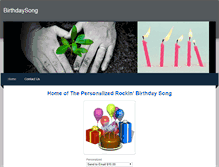 Tablet Screenshot of birthdaysong.weebly.com