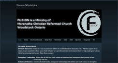 Desktop Screenshot of fusionministries.weebly.com