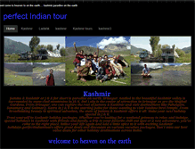 Tablet Screenshot of perfectindiantour.weebly.com