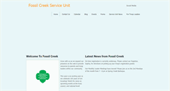 Desktop Screenshot of fossilcreek.weebly.com