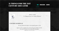 Desktop Screenshot of 21thingsremc2s.weebly.com