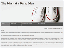 Tablet Screenshot of diaryofaboredman.weebly.com