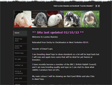 Tablet Screenshot of lozziesbunnies.weebly.com