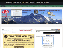 Tablet Screenshot of connectingworld.weebly.com