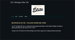 Desktop Screenshot of elitebaseball.weebly.com