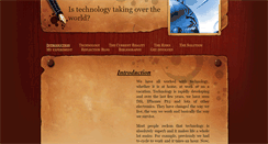 Desktop Screenshot of istechnologytakingovertheworld.weebly.com